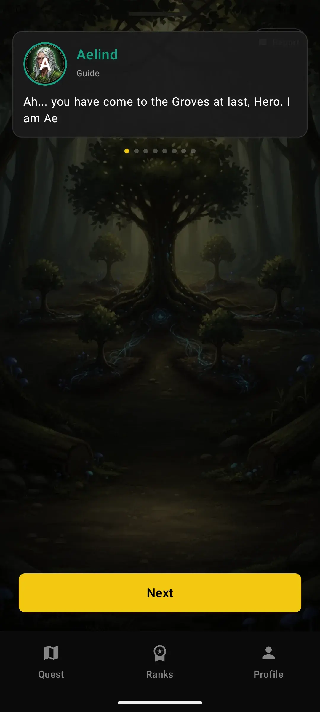 Your guides walk you through each realm