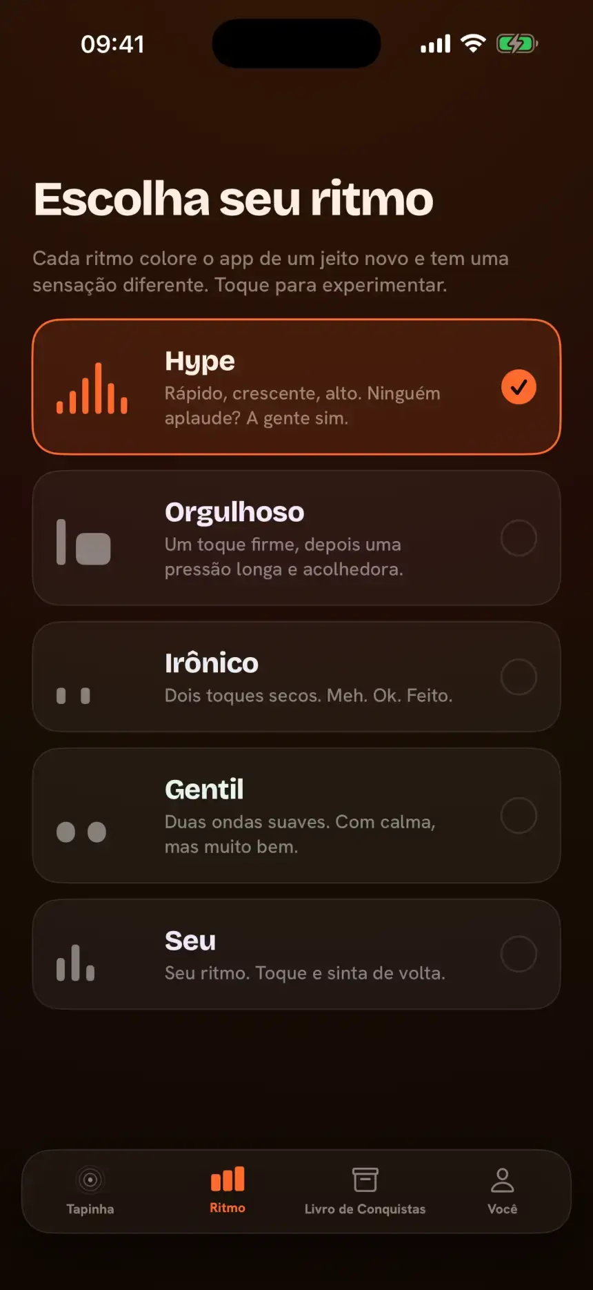 Pick your rhythm