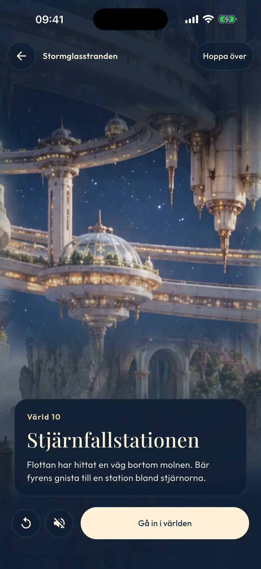 The journey to Starfall Station