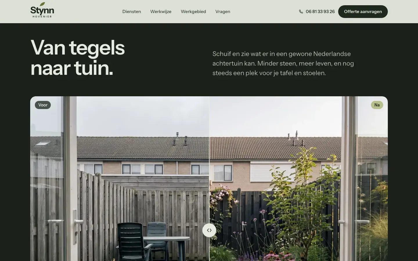 From tiles to garden