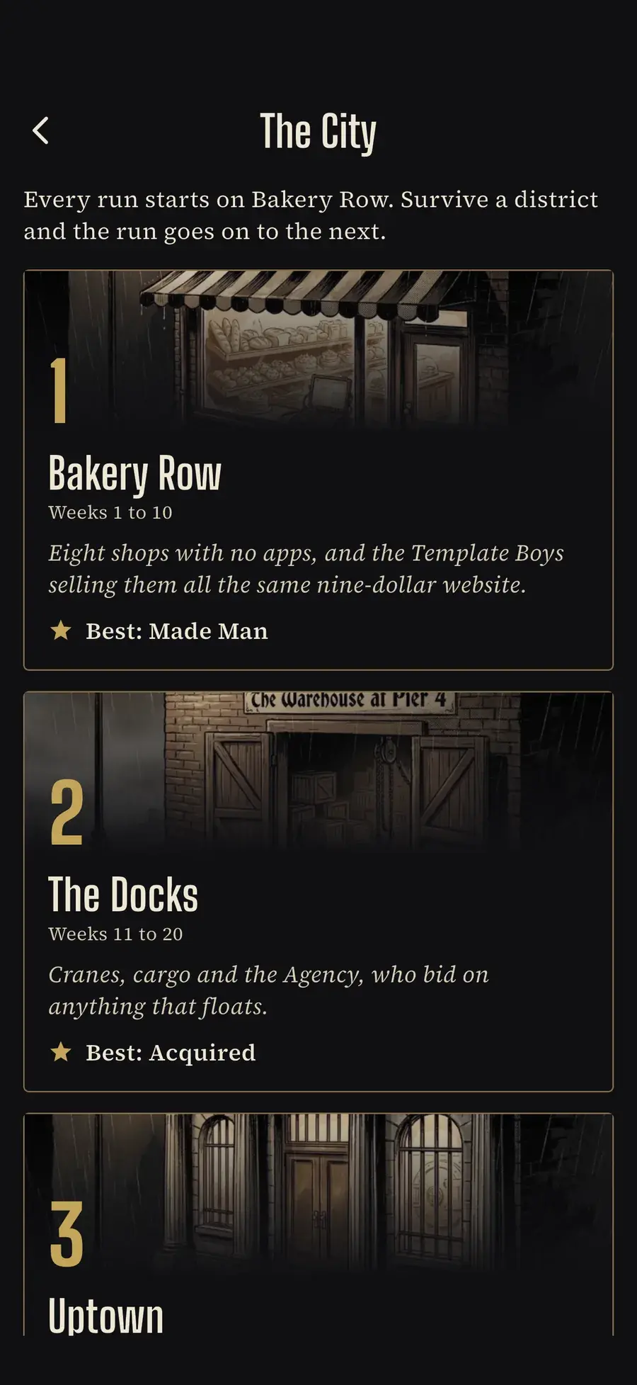 Code Nostra in dark mode